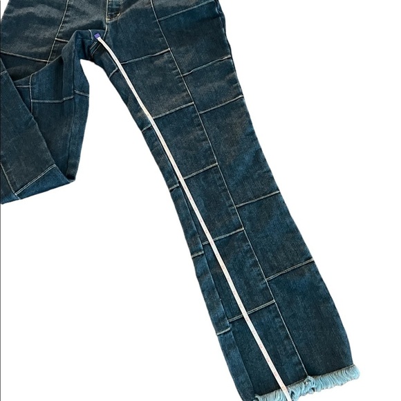 OLD NAVY VINTAGE PATCHWORK JEANS SIZE 13 - Picture 5 of 13